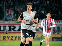 Igor Orlikowski participates in the game between KS Cracovia and Zaglebie Lubin in Krakow, Poland, on November 29, 2024. This is a PKO BP Ek...