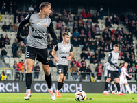 Bartosz Kopacz participates in the game between KS Cracovia and Zaglebie Lubin in Krakow, Poland, on November 29, 2024. This is a PKO BP Eks...