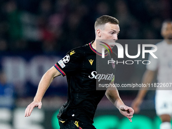 Lewis Ferguson of Bologna FC during the UEFA Champions League 2024/25 League Phase MD5 match between Bologna FC and LOSC Lille at Stadio Ren...