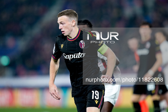 Lewis Ferguson of Bologna FC during the UEFA Champions League 2024/25 League Phase MD5 match between Bologna FC and LOSC Lille at Stadio Ren...