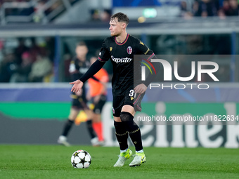 Sam Beukema of Bologna FC during the UEFA Champions League 2024/25 League Phase MD5 match between Bologna FC and LOSC Lille at Stadio Renato...