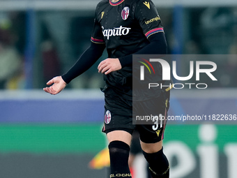 Sam Beukema of Bologna FC during the UEFA Champions League 2024/25 League Phase MD5 match between Bologna FC and LOSC Lille at Stadio Renato...