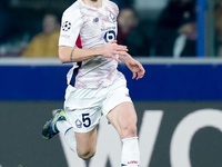 Gabriel Gudmundsson of LOSC Lille during the UEFA Champions League 2024/25 League Phase MD5 match between Bologna FC and LOSC Lille at Stadi...