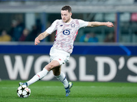 Gabriel Gudmundsson of LOSC Lille during the UEFA Champions League 2024/25 League Phase MD5 match between Bologna FC and LOSC Lille at Stadi...