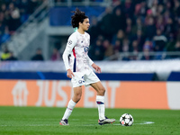 Ayyoub Bouaddi of LOSC Lille during the UEFA Champions League 2024/25 League Phase MD5 match between Bologna FC and LOSC Lille at Stadio Ren...