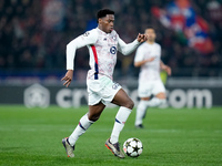 Jonathan David of LOSC Lille during the UEFA Champions League 2024/25 League Phase MD5 match between Bologna FC and LOSC Lille at Stadio Ren...