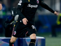 Juan Miranda of Bologna FC during the UEFA Champions League 2024/25 League Phase MD5 match between Bologna FC and LOSC Lille at Stadio Renat...