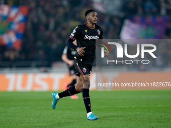 Jhon Lucumi of Bologna FC during the UEFA Champions League 2024/25 League Phase MD5 match between Bologna FC and LOSC Lille at Stadio Renato...