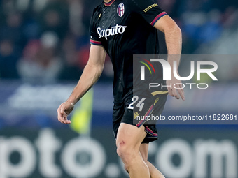 Thijs Dallinga of Bologna FC during the UEFA Champions League 2024/25 League Phase MD5 match between Bologna FC and LOSC Lille at Stadio Ren...