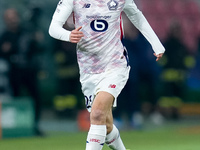 Edon Zhegrova of LOSC Lille during the UEFA Champions League 2024/25 League Phase MD5 match between Bologna FC and LOSC Lille at Stadio Rena...