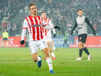 Mikkel Maigaard participates in the game between KS Cracovia and Zaglebie Lubin in Krakow, Poland, on November 29, 2024. This is a PKO BP Ek...