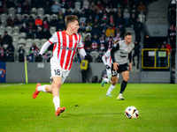 Filip Rozga participates in the game between KS Cracovia and Zaglebie Lubin in Krakow, Poland, on November 29, 2024. This is a PKO BP Ekstra...