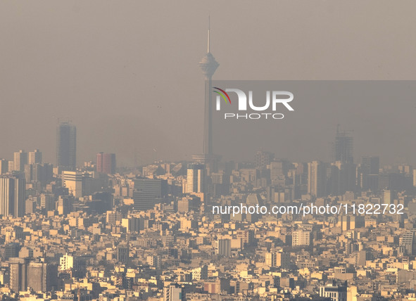 A view of the city of Tehran, Iran, on November 30, 2024. 