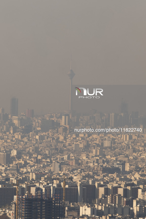 A view of the city of Tehran, Iran, on November 30, 2024. 