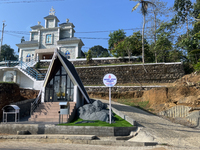 The Infant Jesus Church is in Konni, Pathanamthitta, Kerala, India, on April 6, 2024. (