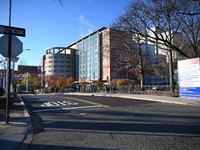 The outside of Jacobi Hospital, where the injured child receives treatment. The New York City Police Department asks for the public's assist...