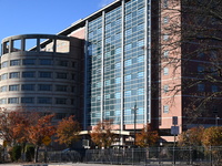 The outside of Jacobi Hospital, where the injured child receives treatment. The New York City Police Department asks for the public's assist...