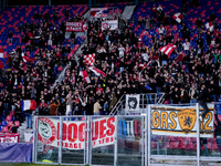 Supporters of LOSC Lille during the UEFA Champions League 2024/25 League Phase MD5 match between Bologna FC and LOSC Lille at Stadio Renato...