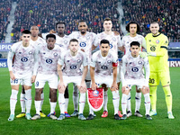 LOSC Lille line up during the UEFA Champions League 2024/25 League Phase MD5 match between Bologna FC and LOSC Lille at Stadio Renato Dall'A...