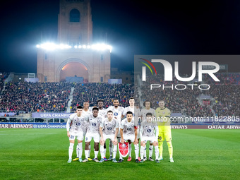 LOSC Lille line up during the UEFA Champions League 2024/25 League Phase MD5 match between Bologna FC and LOSC Lille at Stadio Renato Dall'A...