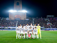 LOSC Lille line up during the UEFA Champions League 2024/25 League Phase MD5 match between Bologna FC and LOSC Lille at Stadio Renato Dall'A...