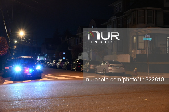 Two people are shot in the area of East 31st Street and 14th Avenue in Paterson, New Jersey, United States, on November 29, 2024. At approxi...