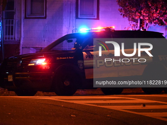 Two people are shot in the area of East 31st Street and 14th Avenue in Paterson, New Jersey, United States, on November 29, 2024. At approxi...