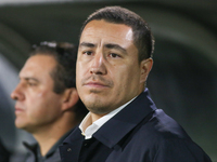 Efrain Juarez coaches Atletico Nacional during the match on the third day of the group A semifinals of the BetPlay DIMAYOR II 2024 BetPlay L...