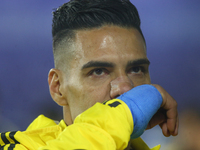 Radamel Falcao Garcia of Millonarios F.C. participates in the match on matchday 3 of the group A semi-finals of the BetPlay DIMAYOR II 2024...