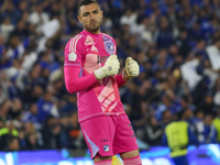 Alvaro Montero of Millonarios plays during the match of the 3rd date of the semifinal quadrangulars of group A for the BetPlay DIMAYOR II 20...