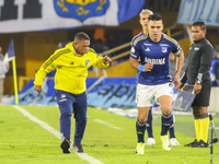 Radamel Falcao Garcia of Millonarios F.C. participates in the match on matchday 3 of the group A semi-finals of the BetPlay DIMAYOR II 2024...