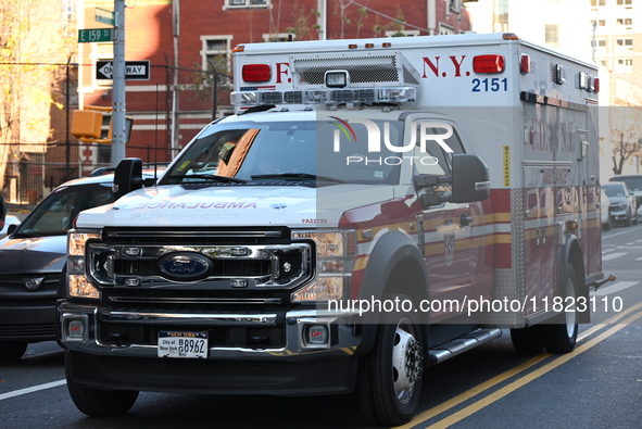 An ambulance and police are present at the scene. A woman is sexually assaulted by an unidentified male suspect in the Melrose section of Br...