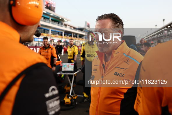 Zak Brown before Sprint ahead of the Formula 1 Grand Prix of Qatar at Lusail International Circuit in Lusail, Qatar on November 30, 2024. 