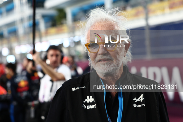 Flavio Briatore before Sprint ahead of the Formula 1 Grand Prix of Qatar at Lusail International Circuit in Lusail, Qatar on November 30, 20...