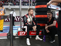 Nico Hulkenberg of Haas before Sprint ahead of the Formula 1 Grand Prix of Qatar at Lusail International Circuit in Lusail, Qatar on Novembe...