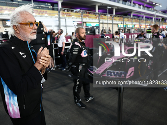 Flavio Briatore before Sprint ahead of the Formula 1 Grand Prix of Qatar at Lusail International Circuit in Lusail, Qatar on November 30, 20...