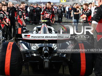 Nico Hulkenberg of Haas car before Sprint ahead of the Formula 1 Grand Prix of Qatar at Lusail International Circuit in Lusail, Qatar on Nov...