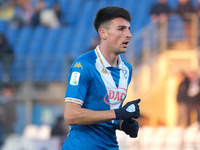 Ante Matteo Juric of Brescia Calcio FC plays during the Italian Serie B soccer championship match between Brescia Calcio and SSC Bari at Mar...