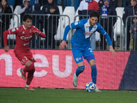 Gennaro Borrelli of Brescia Calcio FC carries the ball during the Italian Serie B soccer championship match between Brescia Calcio and SSC B...