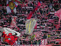  RB Leipzig fans  during the Bundesliga match between RB Leipzig and VfL Wolfsburg at Red Bull Arena, Leipzig, Germany on November 30, 2024....