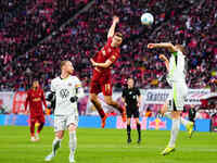 Christoph Baumgartner of RB Leipzig  heads during the Bundesliga match between RB Leipzig and VfL Wolfsburg at Red Bull Arena, Leipzig, Germ...