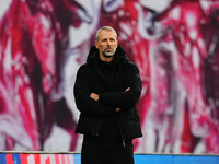 Marco Rose of RB Leipzig  looks on during the Bundesliga match between RB Leipzig and VfL Wolfsburg at Red Bull Arena, Leipzig, Germany on N...