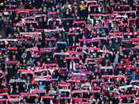  RB Leipzig fans  during the Bundesliga match between RB Leipzig and VfL Wolfsburg at Red Bull Arena, Leipzig, Germany on November 30, 2024....