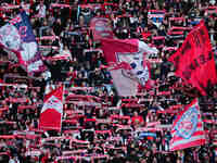  RB Leipzig fans  during the Bundesliga match between RB Leipzig and VfL Wolfsburg at Red Bull Arena, Leipzig, Germany on November 30, 2024....