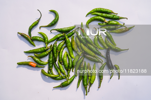 Green Chilies, Also Known As Hari Mirch In India, Are A Staple Ingredient In Indian Cooking And Are Known For Their Distinct Flavor And Inte...