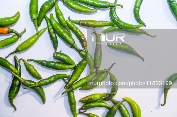  Green Chilies, Also Known As Hari Mirch In India, Are A Staple Ingredient In Indian Cooking And Are Known For Their Distinct Flavor And Int...