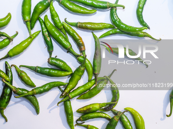  Green Chilies, Also Known As Hari Mirch In India, Are A Staple Ingredient In Indian Cooking And Are Known For Their Distinct Flavor And Int...