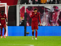 Antonio Nusa of RB Leipzig  looks on during the Bundesliga match between RB Leipzig and VfL Wolfsburg at Red Bull Arena, Leipzig, Germany on...