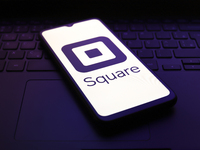 The Square logo appears on the screen of a smartphone in Reno, United States, on November 30, 2024. (