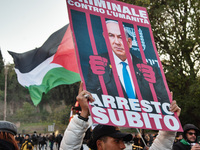 Citizens and activists gather to participate in a demonstration in solidarity with the Palestinian people in Rome, Italy, on November 30, 20...